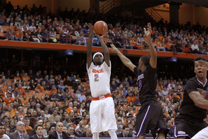 Forward B.J. Johnson has made just one of his last nine 3-point attempts, and is struggling from deep just as the rest of the Orange is.