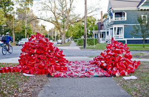 Last fall, students took a personal cause and turned it into the Red Solo Cup project that extended beyond class expectations.