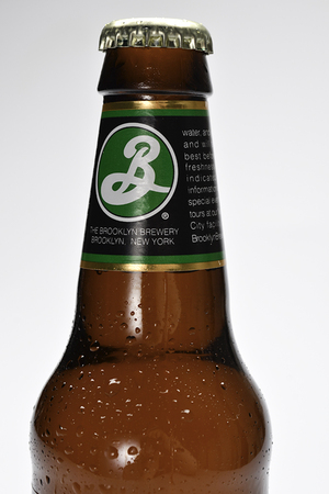 This is a lager from Brooklyn Brewery, one of the brewers being featured at the Craft New York Brewers Festival.