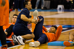 Freshman Malachi Richardson made a strong impact in his first NCAA Tournament appearance, helping lead SU past Dayton.