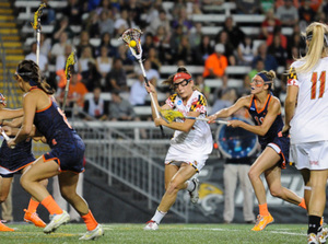 Syracuse has struggled to stop Taylor Cummings (middle), who had 13 points in two games against the Orange last season. Although she wasn't as productive early in the two teams' matchup this season, she came on late for SU. 