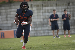 Jordan Fredericks made his first appearance in front of Syracuse fans at last year's Fan Fest (pictured). This year's event has been cancelled.