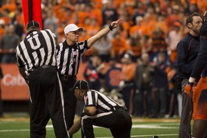 Referees and chain crews have been a focal point in the lead up to Syracuse's matchup with Louisville. The game kicks off at 8 p.m. on Friday. 