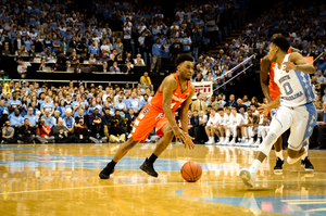 John Gillon played nearly the entire game, but head coach Jim Boeheim wasn't pleased with his play. 