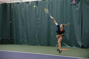 Gabriela Knutson beat two ranked opponents last week and moved up to No. 11 in the singles rankings.