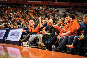 Fans sitting in courtside seats get access to the best view on the floor.