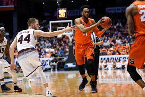 Freshman Oshae Brissett led Syracuse with 23 points and 12 rebounds on Wednesday night.