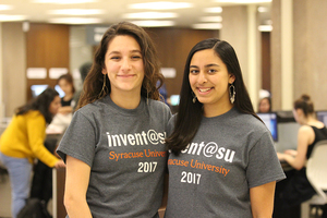 The idea for In-Spire started in an entrepreneurship class, but Elizabeth Tarangelo and Kayla Simon quickly developed it into a product that has won $7,000 in prize money.