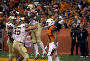 In 2016, Syracuse lost to Florida State in the Carrier Dome 45-20. 