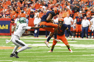 Andre Cisco snagged two interceptions in the first quarter against Wagner. 