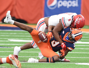 The Orange converted 2-of-14 on third down in Saturday’s 38-24 loss against Liberty.