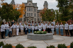 Remembrance Scholars in the 2022-23 cohort learned of the antisemitic content in Pan Am flight 103 archives on Oct. 7, less than a week before the information became public to the Syracuse University community ahead of Remembrance Week. 