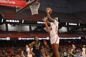 Dariuana Lewis and Asia Strong have been key to Syracuse's offensive rebounding. 