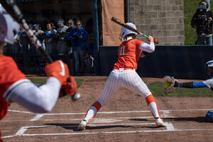 Angel Jasso started working out more during her junior season. Jasso’s time in the gym propelled her to be one of Syracuse’s best power hitters.