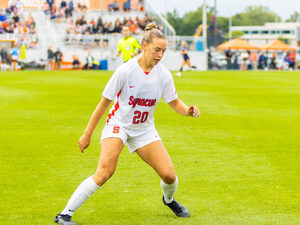 Despite being injured since early last season, Emma Klein has utilized her experience to help her Syracuse teammates. 