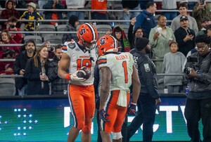 Syracuse tight end Oronde Gadsden II has declared for the 2025 NFL Draft, he announced on social media Monday.