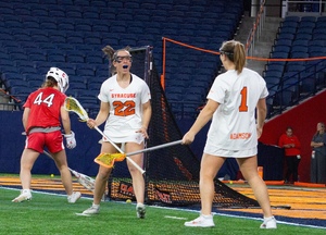 Molly Guzik’s career-high five points on two goals and three assists propelled No. 4 Syracuse past Cornell 18-10 on Tuesday.