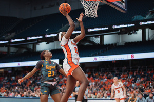 Kyra Wood scored 14 points in Syracuse's blowout 82-57 win over Boston College Sunday.