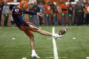 SU senior punter Rob Long