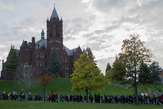 The Sanctuary Campus protest was the largest anti-Trump demonstration on campus thus far.