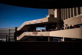 Fans lined up outside of the gates awaiting the clock to strike 4 p.m., so they could enter the Carrier Dome for a 6 p.m. tip-off against No. 1 Duke.