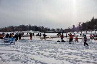 Teams from across the Syracuse area come together despite frigid temperatures to compete. 